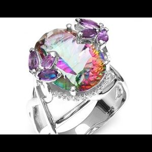 Oil’s Spill Silver Ring